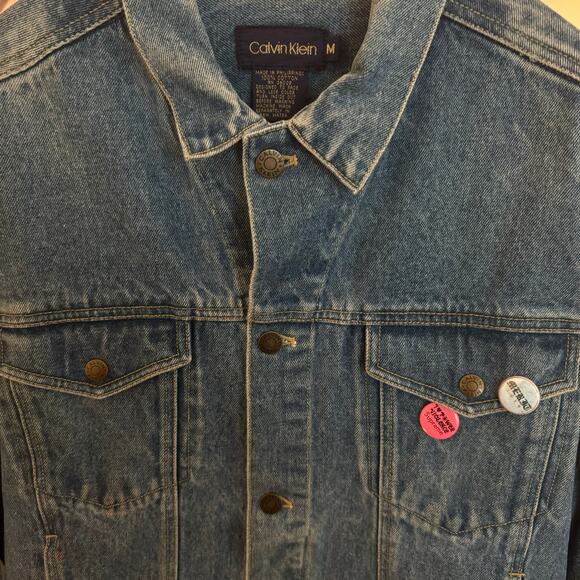 Vintage Calvin Klein Denim Jacket Size Medium - Picture 5 of 5